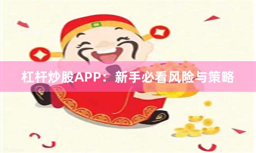 杠杆炒股APP：新手必看风险与策略